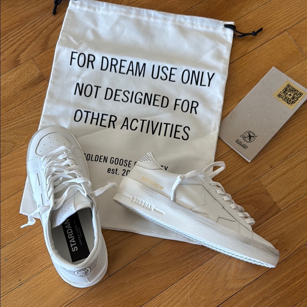 New Golden Goose Stardan White Sneakers 36